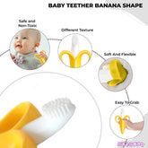 BPA Free Silicone Teething Toy for Baby (Banana Honey)